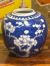 Vaso zenzero porcellana blu