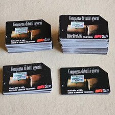 250 Schede telefoniche "Compagna di tutti i giorni" usate miste Sip