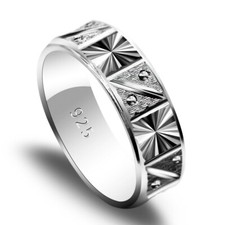 Fede anello Argento 925 Uomo