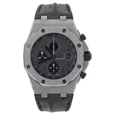 Orologio da uomo Audemars Piguet Royal Oak Offshore elefante quadrante grigio 42 mm set completo