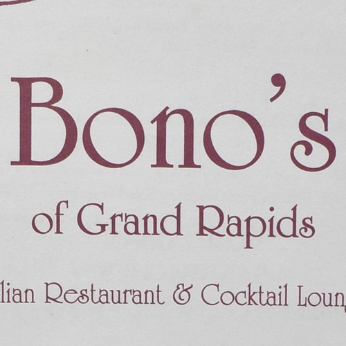 Menu ristorante pizza bono - pizza, bono's