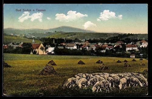 Cartolina bad soden taunus - cartolina, a.