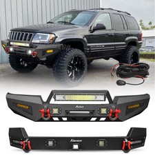Black front rear bumper - front/rear,