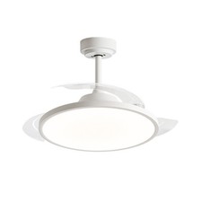 Ventilatore Da Soffitto Con Luce Led Pale Scomparsa 60W Lampadario Sospensione