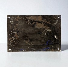 insegna smaltata vintage