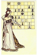 chess schach ajedrez echecs scacchi - 1998.4 TORINO postcard mint chess week