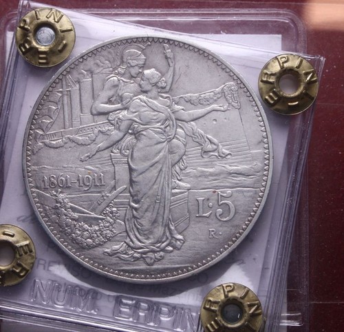 Veiii lire argento 1911 - nl*,