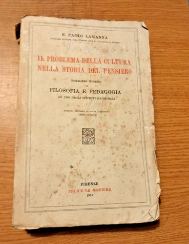 Problema della cultura - il,