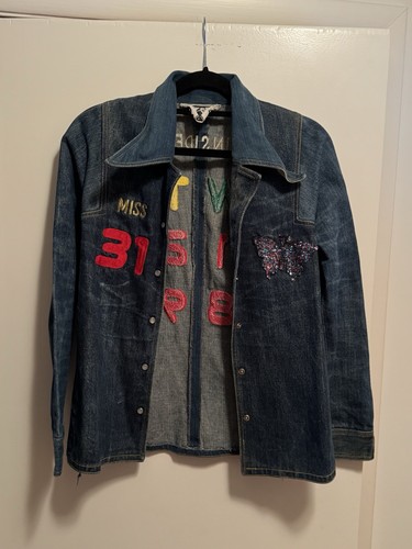 Giacca denim vintage kansai - giacca,