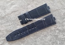 Cinturino orologio OEM Vacheron Constantin Overseas 24/20 mm pelle blu scuro NUOVO!