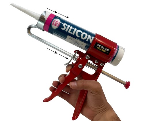 Pistola per silicone compatta