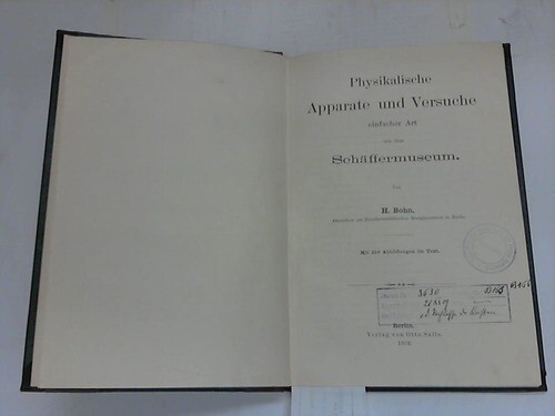 Bohn physikalische - h.:,