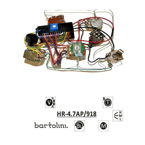 Bartolini 7ap pre - bartolini, pre-cablato