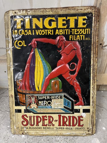 Insegna latta superiride - in,