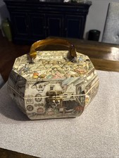 Scatola in legno decoupage