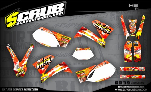 Adesivo grafico ktm decoro - decoro, smc