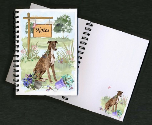 Whippet dog notebook notepad - whippet, notebook/notepad