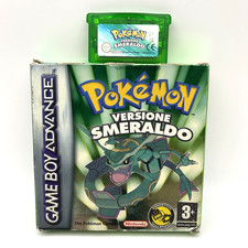 Gioco Pokemon Smeraldo con Scatola - Italiano PAL ITA ORIGINALE Adesivo Perfetto