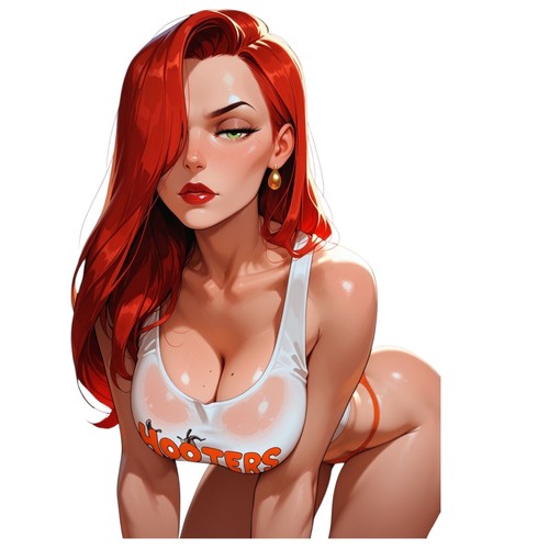 Adesivo vinile jessica rabbit - adesivo,