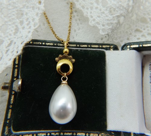 Collana antica goccia di - 💗,