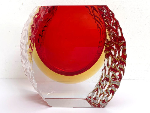 Vaso vetro sfaccettato - in,