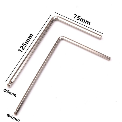 4mm 5mm 2pz chiave - chiave, chitarra