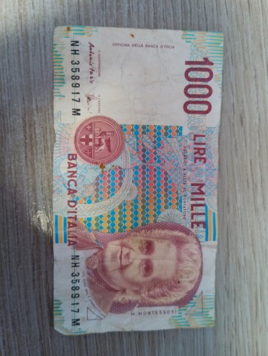 Banconote italiane lire - banconote,