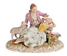 Statuina coppia corteggiamento