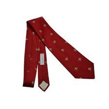 Bronzini Tie Mens One Size Red