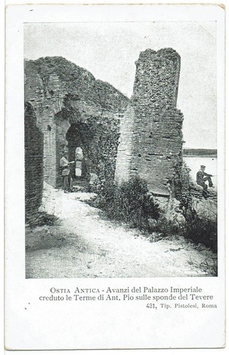 Roma ostia antica avanzi - roma,