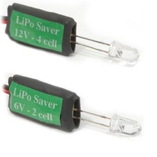 ALLARME LUMINOSO PER BATTERIE LIPO LI-PO SAVER JP DISPONIBILI 6V 2CELL 12V 4CELL