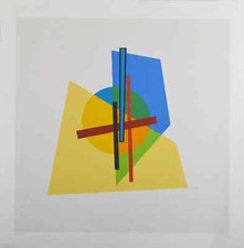 Luigi Veronesi "Senza titolo" serigrafia su carta 45/50 anno 1997