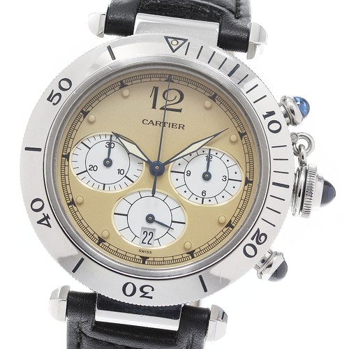 Cartier pasha 38mm w3100355 - cartier,