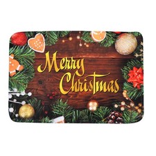  1Pc Tappetino natalizio creativo Tappeto per stampa domestica Fornitura