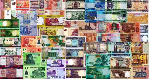 Lotto banconote africane - lotto, 30