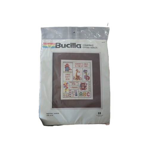 Bucilla sampler baby boy - bucilla, nuovo