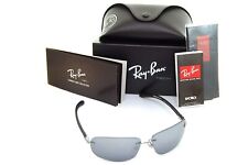 Ray-Ban Tech Fibra di Carbonio Polarizzati Rb8303 004/82 Uomo Sole Fucile Nero