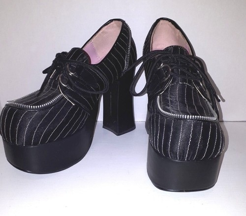 Demonia charade pinstripe - demonia,