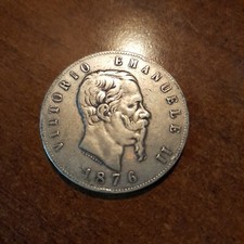 VITTORIO EMANUELE II - 5 Lire