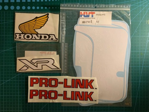 Honda 250 1982 stickers - honda, xr
