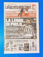 GAZZETTA DELLO SPORT 21 MARZO 2014 JUVENTUS-PIRLO-SEEDORF-MILAN-CARLTON MYERS