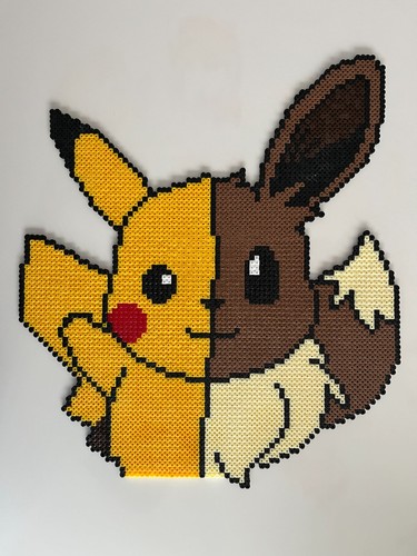 Pixel art perles - perles, repasser