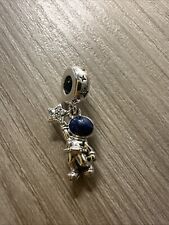 Pandora X bracciale gioiello charm astronauta pendente blu idea regalo ORIGINALE