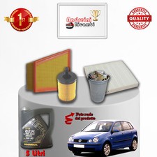 KIT TAGLIANDO FILTRI E OLIO VW POLO IV 1.4 TDI 55KW 75CV DAL 2002 ->