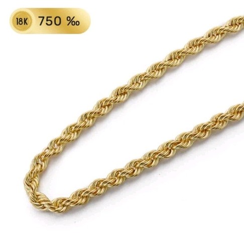 Collana corda oro - collana, mls