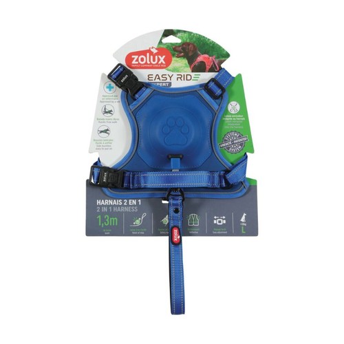 Zolux pettorina easyride blu - , l