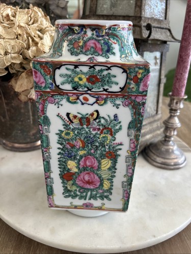 Vaso vintage famille rose - famille,