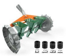 Varomorus Giardino Mano Manuale Seminatrice 3 Fila Piantatore Semina Verdura