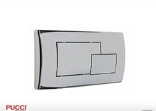 Placca scarico cassetta incasso eco cromata 80005412 pucci 5412