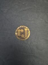 Altoparlante audio vintage RJ Enclosure emblema in metallo distintivo sistema audio